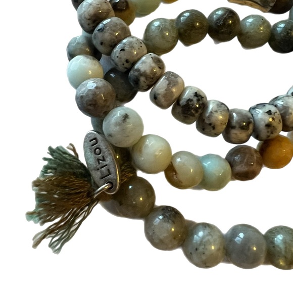 Lizou Set of Three Earth-tone Bracelets - Picture 2 of 7